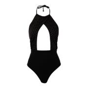 Trussardi Elegant One Piece Baddräkt Black, Dam