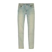 Amiri Blå Skinny Jeans med Faded Effekt Blue, Herr