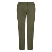 BomBoogie Brun Chino Byxor Slim Fit Green, Dam