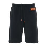 Heron Preston Svarta Bomullsshorts Ss22 Black, Herr