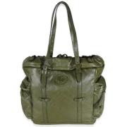 Gucci Vintage Pre-owned Laeder totevskor Green, Dam