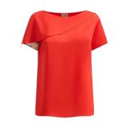 Alviero Martini 1a Classe T-Shirts Red, Dam