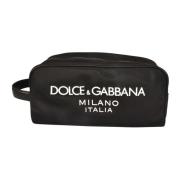 Dolce & Gabbana Svart Handväska för Män Black, Herr