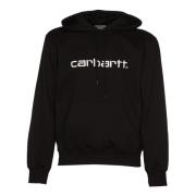 Carhartt Wip Huvtröja Svart Tröja Bomull/Polyester Sweat Black, Herr