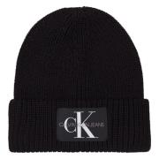 Calvin Klein Damstickad Mössa Black, Dam