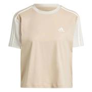 Adidas 3 Ränder Cr T-shirt Beige, Dam