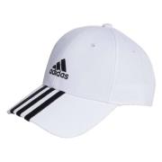 Adidas Twill Baseball 3 Bandas Cap White, Unisex