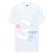 Guess Elisa T-Shirt - Stilren och Bekväm Blue, Dam