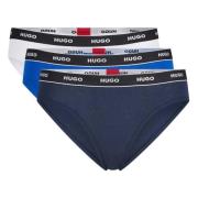 Hugo Boss Triple Brief Stripe Bikini Bottom Multicolor, Dam