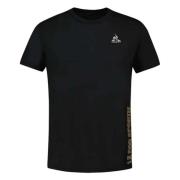 le coq sportif Tech T-shirt Black, Herr