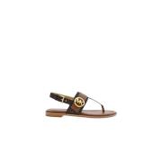 Michael Kors Brun Carmen Thong Logosandaler Brown, Dam