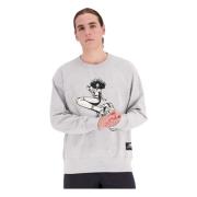 New Balance Athletics Engy Saint-Ange Cool Hoodie Gray, Herr