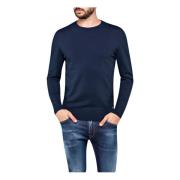 Replay Mesh Sweater Blue, Herr