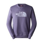 The North Face Broderad Logotröja - Lila Purple, Herr