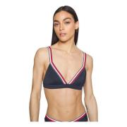 Tommy Hilfiger Global Signature Bikini Top Blue, Dam