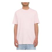 Volcom Solid Stone T-shirt Pink, Herr