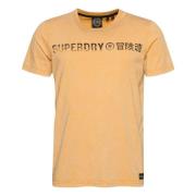 Superdry Vintage Corp Logo Tee T-shirt Beige, Herr