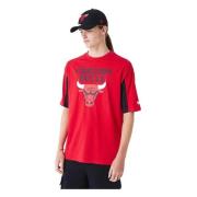 New Era NBA Mesh Panel T-shirt Red, Herr