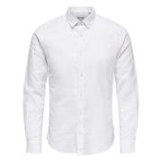 Only & Sons 22012321-Vit Skjorta White, Herr