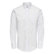 Only & Sons Skjorta White, Herr