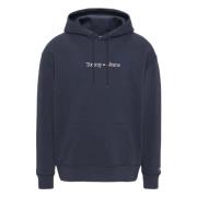 Tommy Jeans Hoodie Blue, Herr