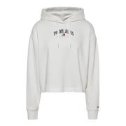 Tommy Jeans Hoodies White, Dam