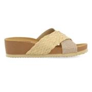 Gioseppo Platta Sandaler Beige, Dam