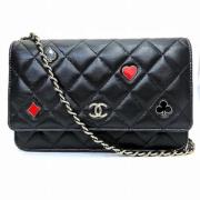 Chanel Vintage Pre-owned Laeder plnbcker Black, Dam