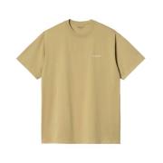 Carhartt Wip Script Broderi T-shirt Beige, Herr