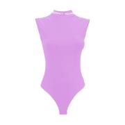 Pharmacy Industry Lycra Ärmlös Body med Broderat Logotyp Purple, Dam