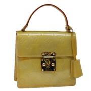 Louis Vuitton Vintage Pre-owned Laeder handvskor Beige, Dam