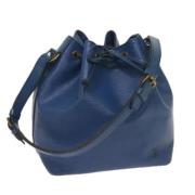 Louis Vuitton Vintage Pre-owned Laeder louis-vuitton-vskor Blue, Dam