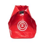 Chanel Vintage Pre-owned Tyg chanel-vskor Red, Dam