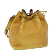 Louis Vuitton Vintage Pre-owned Laeder louis-vuitton-vskor Yellow, Dam