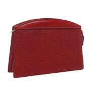 Louis Vuitton Vintage Pre-owned Laeder kuvertvskor Red, Dam