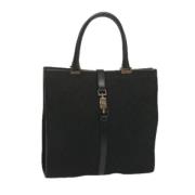 Gucci Vintage Pre-owned Canvas handvskor Black, Dam