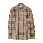 Burberry Beige Casual Skjortor Beige, Herr