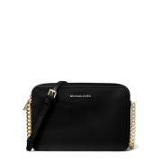 Michael Kors Jet Set Stor Crossbody Väska Black, Dam