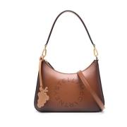 Stella McCartney Brun Hobo-väska med Guldhardware Brown, Dam