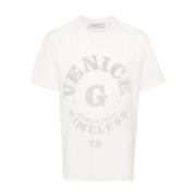 Golden Goose Vita T-shirts och Polos White, Herr