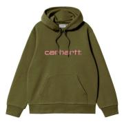 Carhartt Wip Hoodie Green, Herr