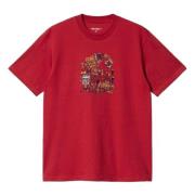 Carhartt Wip Fyrverkeri T-shirt Red, Herr