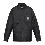 Carhartt Wip Quiltad jacka med logopatch Black, Herr