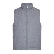 Brunello Cucinelli Lyxiga Yllekappor Kollektion Gray, Herr