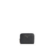 Patrizia Pepe Essential Medium Zip-around Plånbok Black, Dam