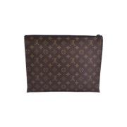 Louis Vuitton Vintage Pre-owned Canvas kuvertvskor Brown, Herr