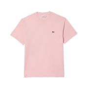 Lacoste Casual Tf7215 Tee Shirt Pink, Herr