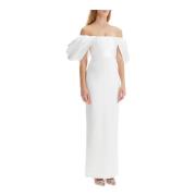 Solace London Elegant Sian Lång Klänning White, Dam