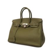 Hermès Vintage Pre-owned Laeder handvskor Green, Dam