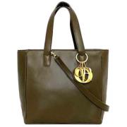 Dior Vintage Pre-owned Tyg dior-vskor Brown, Dam